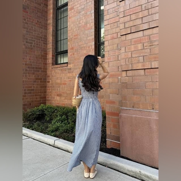 Doen Emmaretta in blue gingham, small - Picture 3 of 10